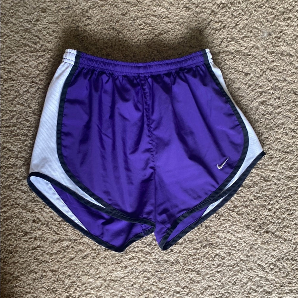 Nike Purple Athletic Shorts Lightweight Elastic Waist